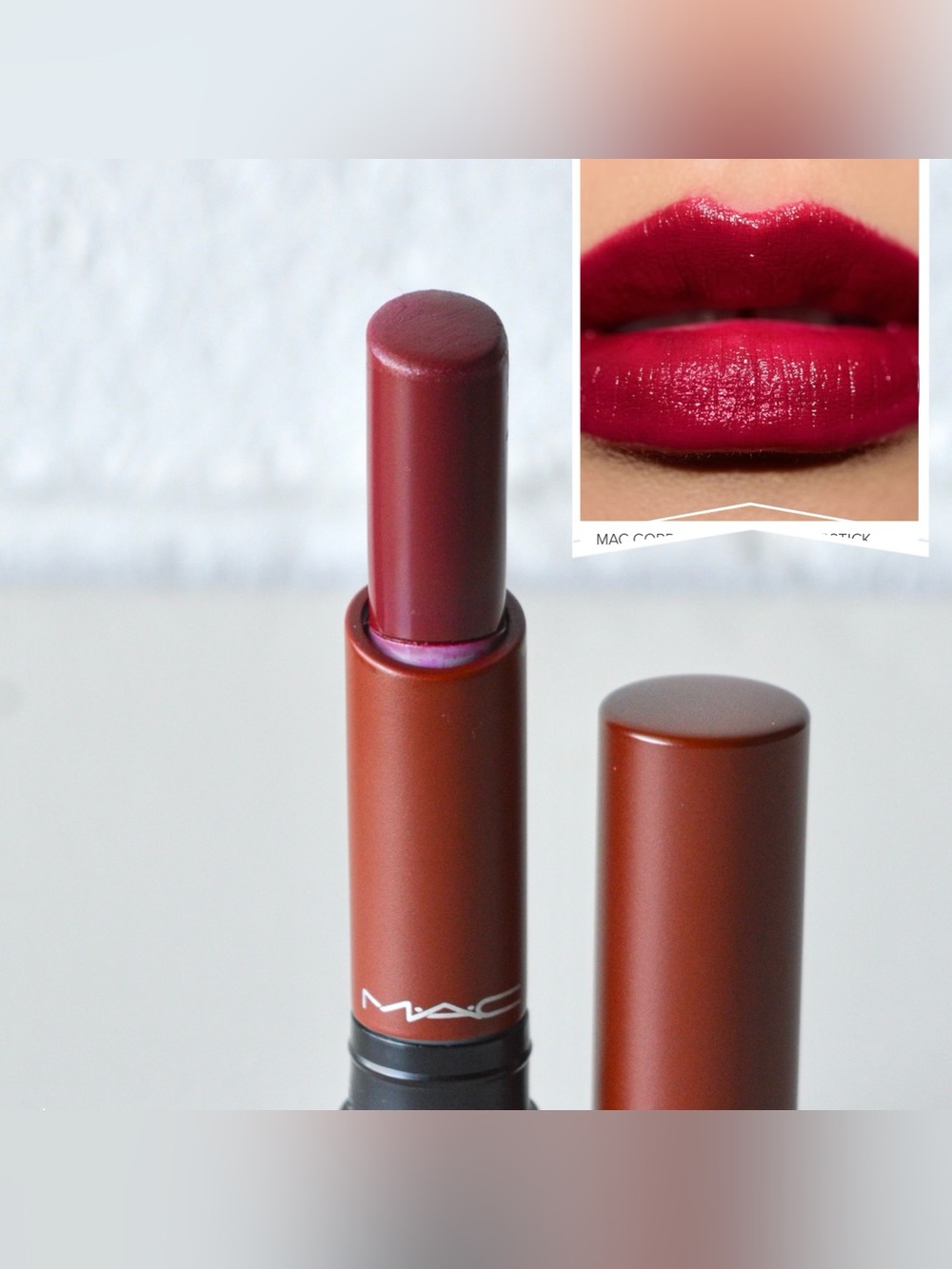 MAC Cosmetics Liptensity Lipstick *CORDOVAN* Cool Cherry Burgundy Discontinued